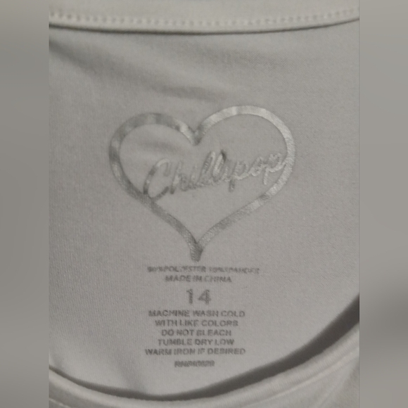 Chillipop girls tank top size 14 - Picture 5 of 5